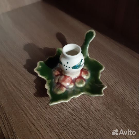 Шкатулка из дерева и ткани