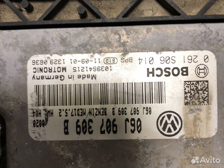 Электронный блок эбу VW Passat B7 2011-15 1.8 cdab
