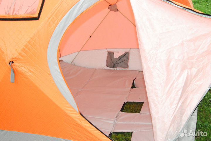 Зимняя палатка-куб 3 слоя 200х200 / 240х240