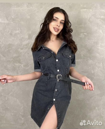 Джинсовое платье новое