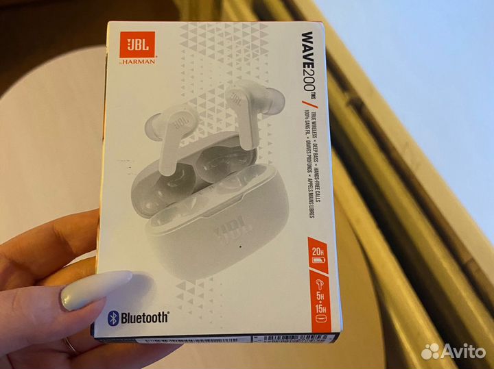 Беспроводные наушники jbl wave 200 tws