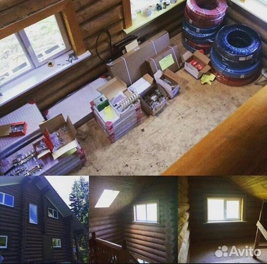 Монтаж водопровода, отопления, канализаци, скважин