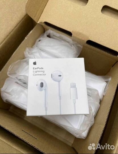 Наушники apple earpods lightning новые