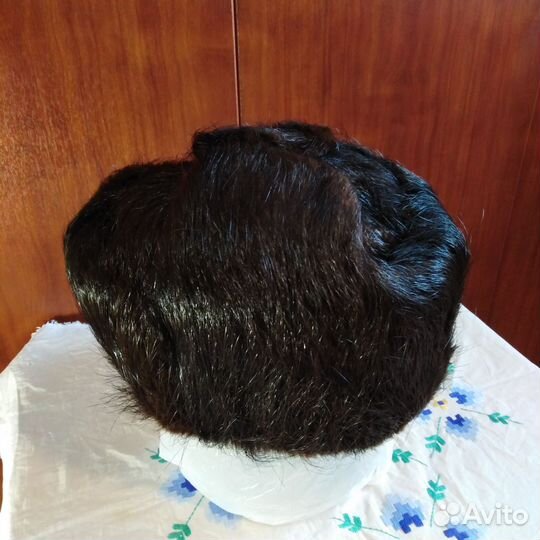 Шапка зимняя, мужская, из меха нутрии