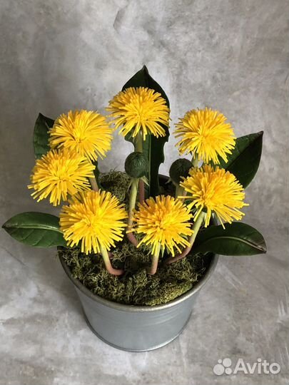 Поделка Одуванчики ручная работа