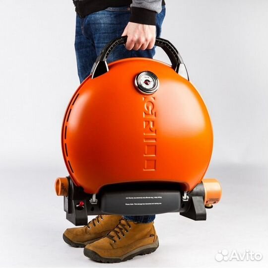 Газовый гриль O-grill 700T orange + адаптер А