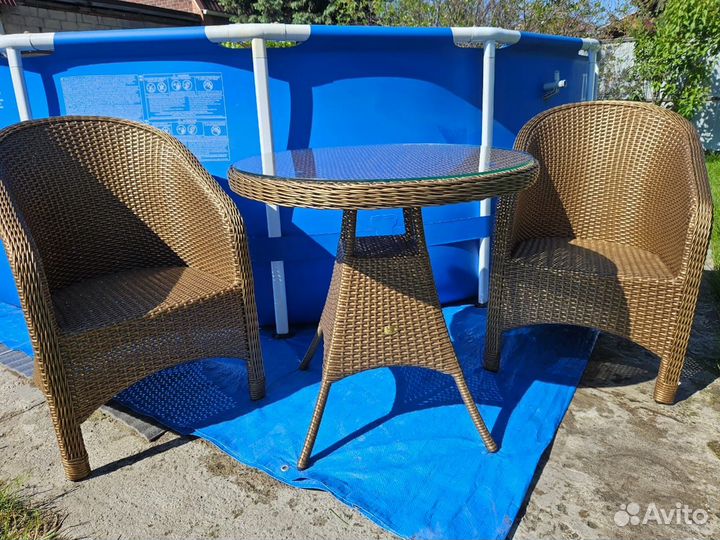 Комплект мебели для сада ротанг