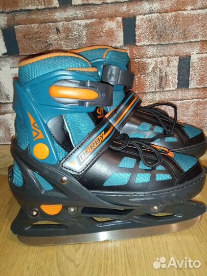 Коньки раздвижные 33-36р