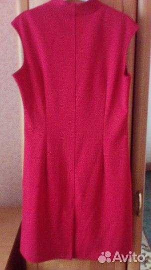 Платье красного цвета,джерси