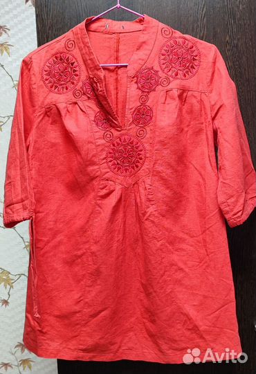 Блузка из льна