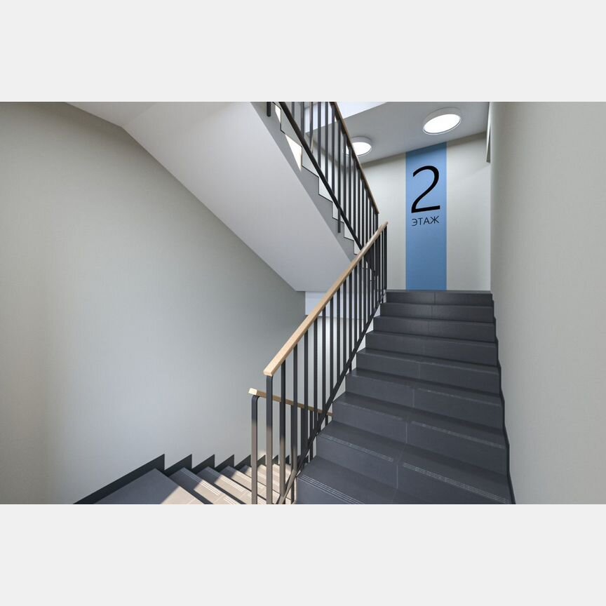 2-к. квартира, 44,8 м², 2/6 эт.