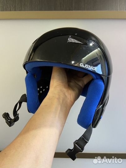 Горнолыжный шлем детский с очками