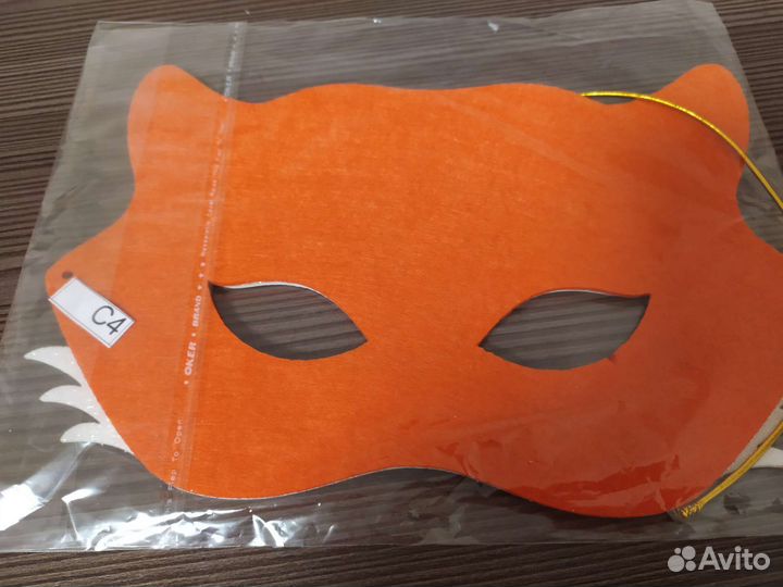 Новая маска тигра из фетра