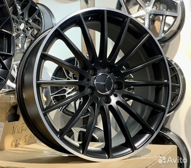 Диски мерседес R19 AMG 5/112 розно широкие