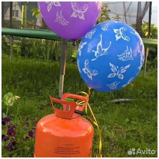 Гелий в портативном баллоне