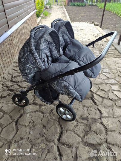 Коляска для двойни 2 в 1