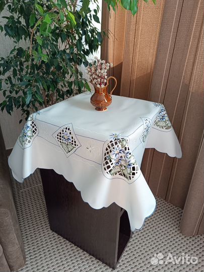 Вышитые скатерти Много Винтаж