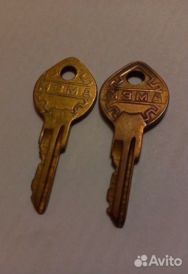 Ключи зажигания мзма оригинал СССР номер 113