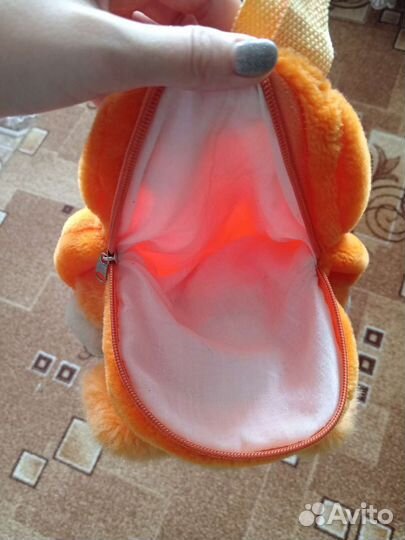 Детский мягкий рюкзак лисенок