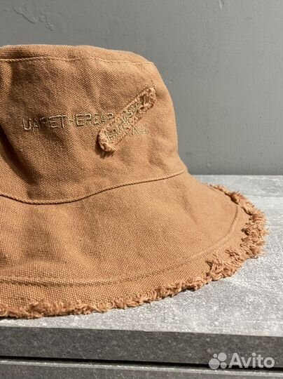 Панама новая бежево-коричневая