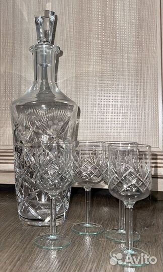 Графин и рюмки СССР