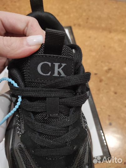 Кроссовки Calvin Klein jeans, нат.замша, р.35-38