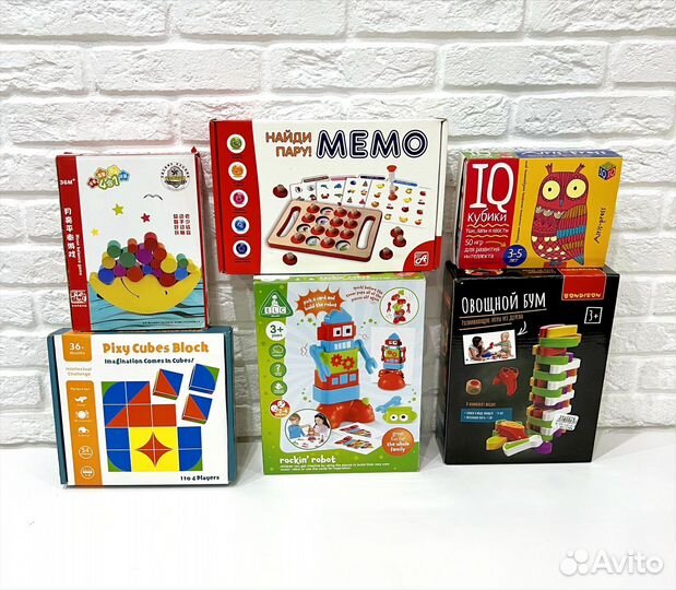 Развивающие детские игры деревянные