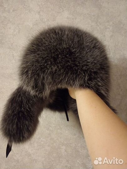 Шапка ушанка меховая