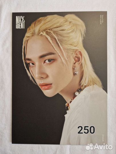 Официальные открытки Stray kids maxident