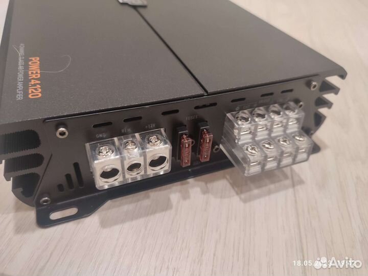 Усилитель 4х канальный с проводами