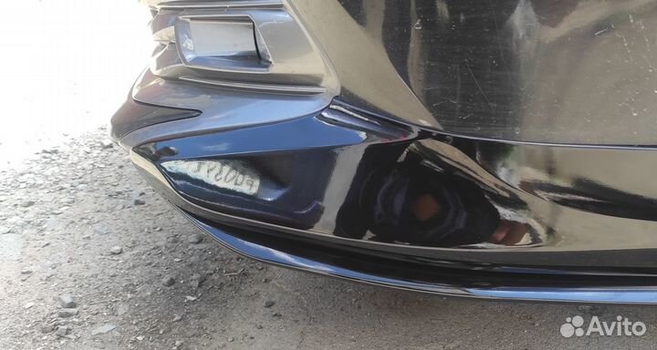 Накладки переднего бампера Toyota Camry V70