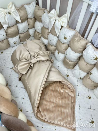 Бортики в кроватку бомбон