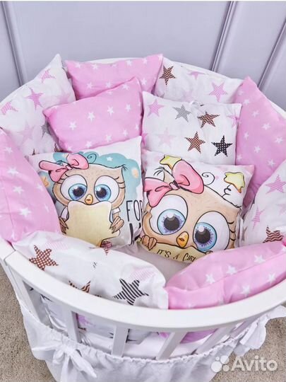 Бортики в детскую кроватку