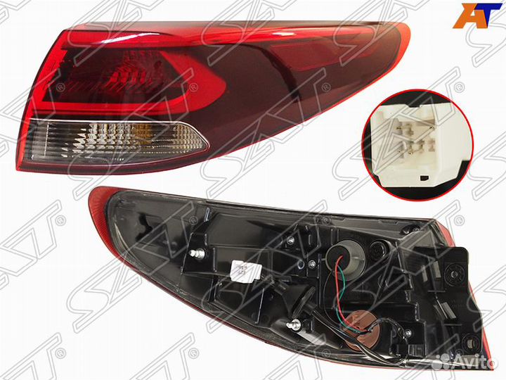 Фонарь задний KIA RIO X-line