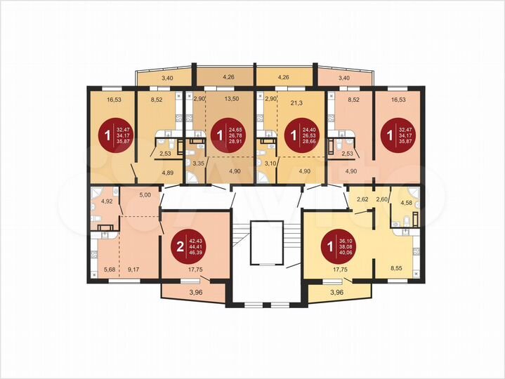 Квартира-студия, 35,9 м², 7/11 эт.