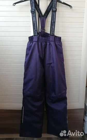 Демисезонные брюки для девочки 122