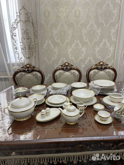 Обеденный+чайный сервиз Немецкой фирмы фалкен