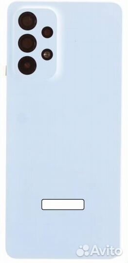 Задняя крышка для Samsung A336B (A33 5G) Голубая