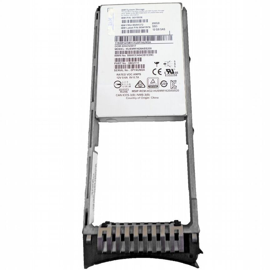 [00Y5952] Жесткий Диск Ibm 200gb Sas 2,5" Ssd 00y5952