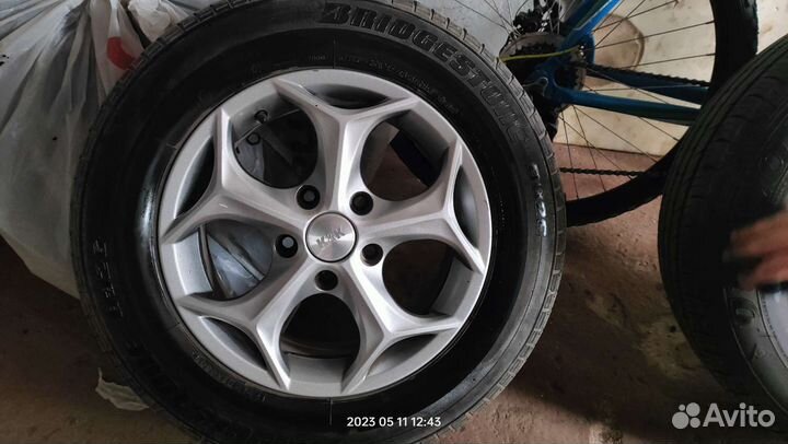 4 колеса в сборе r15 летние 5 114.3. М12/1,25