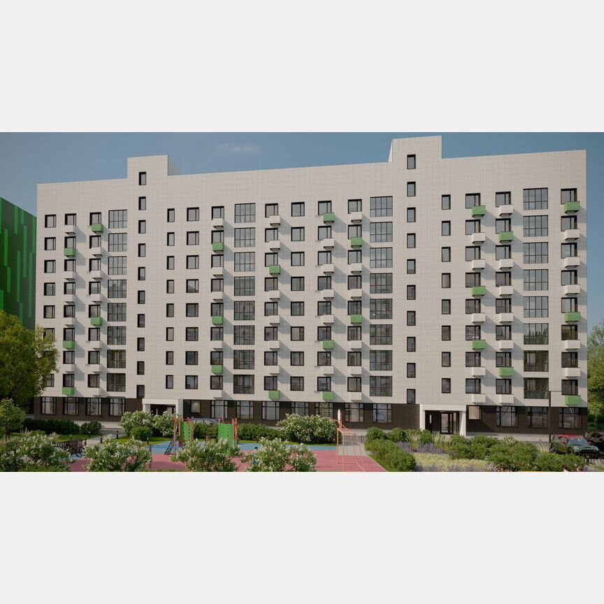 1-к. квартира, 33,9 м², 9/9 эт.