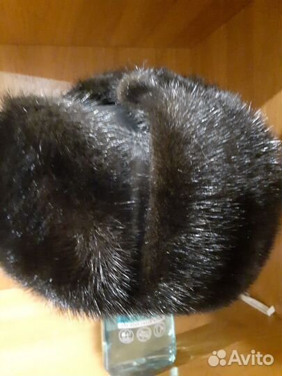 Норковая шапка мужская