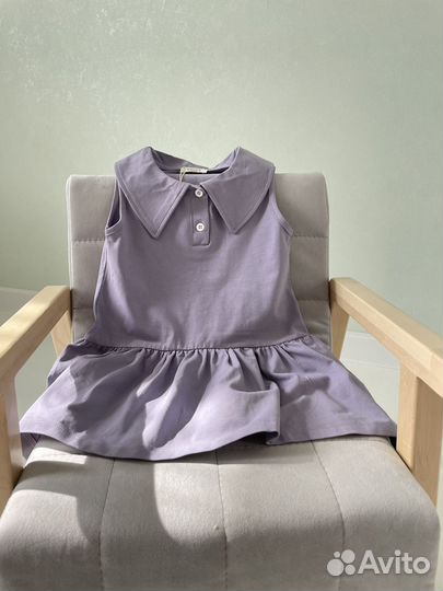 Летнее платье без рукавов 68-74-80-86-92