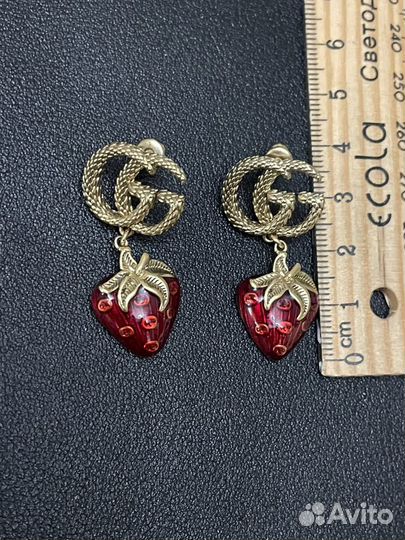 Серьги Gucci новые