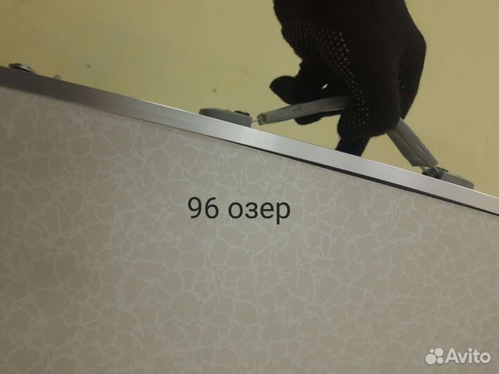 Стол белый туристический с 4 табуретами