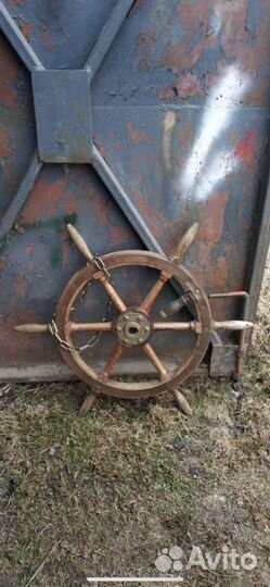 Штурвал корабельный вёсла якорь линзы для фонаря