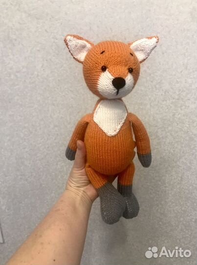 Вязаные игрушки Лиса