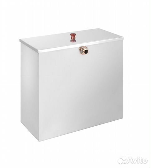 Бак для печи 110л под контур (Прямоуг.) везувий