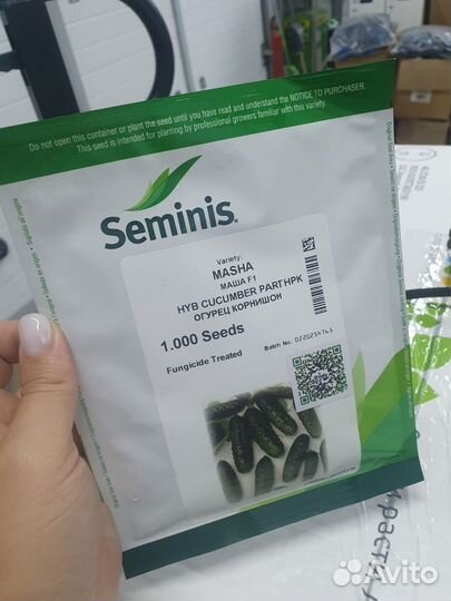 Семена огурец Маша гибрид 1 000с Семинис