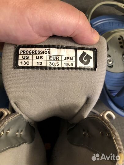 Ботинки детские для сноуборда 30,5 р